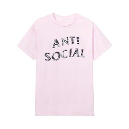 Anti Social Social Club: Розовая футболка 