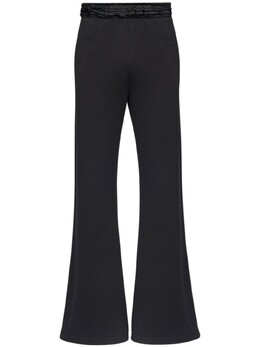MM6 Maison Margiela: Чёрные брюки 