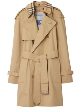 Burberry: Плащ  Vintage Check в клетку