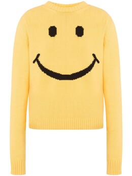 Moschino: Жёлтый свитер 