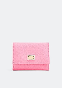 Dolce&Gabbana: Розовый кошелёк  Dauphine