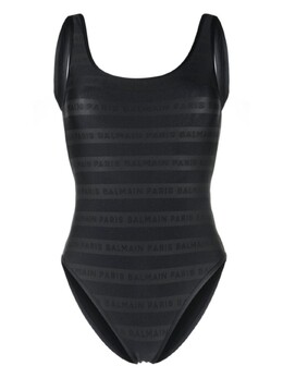 Balmain: Чёрный боди 