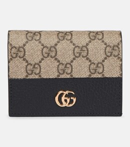 Gucci: Чёрный кошелёк  GG Supreme