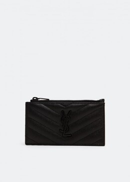 Saint Laurent: Чёрный картхолдер 