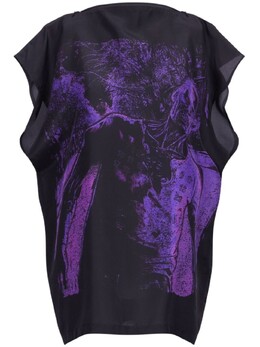 MM6 Maison Margiela: Блуза без рукава 