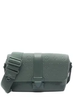 Louis Vuitton Pre-Owned: Тёмный плащ 