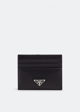 Prada: Чёрный картхолдер 