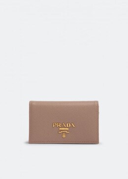 Prada: Розовый картхолдер 