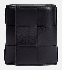 Bottega Veneta: Чёрный кошелёк 