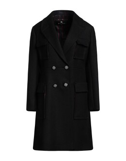Etro: Чёрное пальто 