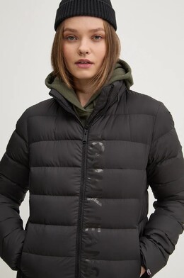 Tommy Jeans: Чёрный пуховик 