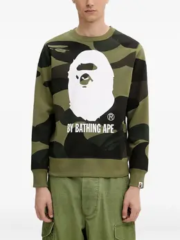 A BATHING APE®: Свитшот с принтом 