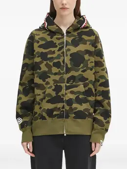 A BATHING APE®: Зелёная толстовка 