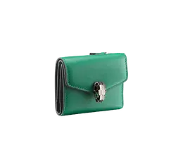 BVLGARI: Зелёный кошелёк 