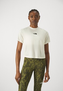 The North Face: Белая футболка 