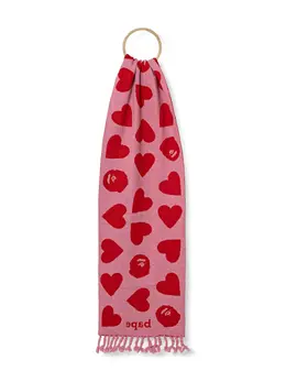 A BATHING APE®: Красный шарф 