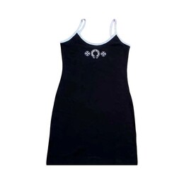 Chrome Hearts: Чёрное платье 