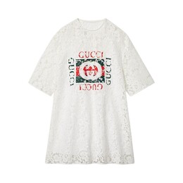 Gucci: Топ с растительным принтом 