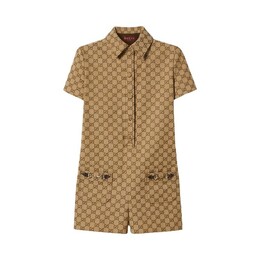 Gucci: Тёмный комбинезон 