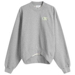 Off-White: Топ с вышивкой 