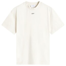 Off-White: Белая футболка 