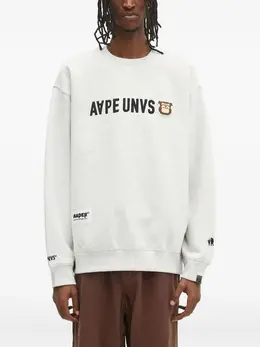 AAPE BY *A BATHING APE®: Светлый свитшот 
