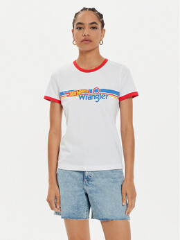 Wrangler: Белая футболка 
