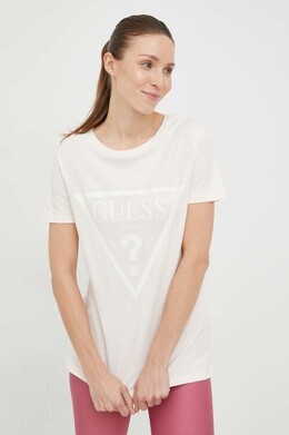 GUESS: Хлопковая футболка 