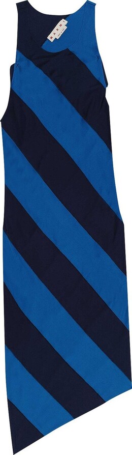 Marni: Синее платье 