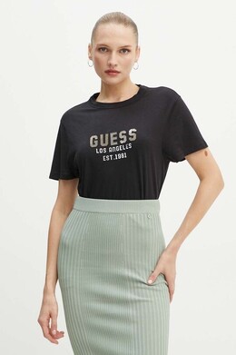 GUESS: Чёрная футболка 