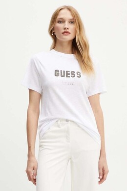 GUESS: Белая футболка 