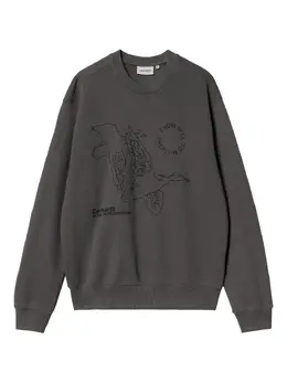Carhartt WIP: Свитшот с принтом 