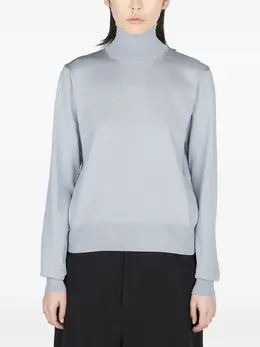 Balenciaga: Светлый свитер 