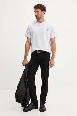 A.P.C.: Хлопковая футболка  Rue Madame