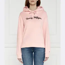 Tommy Hilfiger: Розовая толстовка 