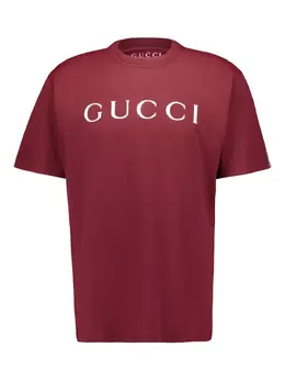 Gucci: Тёмная футболка 