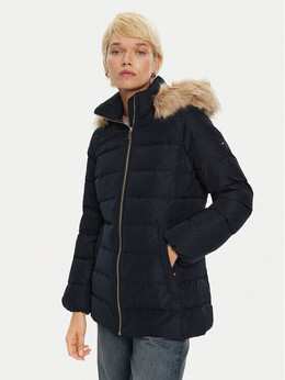 Tommy Hilfiger: Синий пуховик 