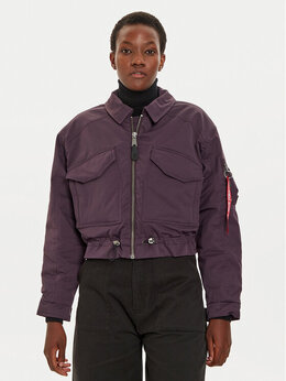 Alpha Industries: Фиолетовая куртка 
