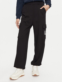 EA7 Emporio Armani: Чёрные брюки 