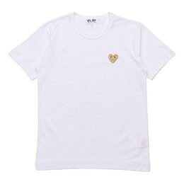 Comme Des Garçons Play: Белая футболка  Heart
