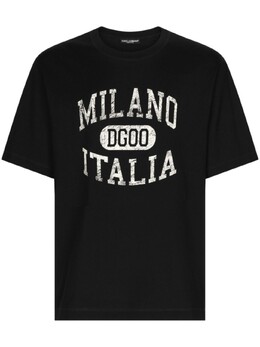 Dolce & Gabbana: Хлопковая футболка  DG