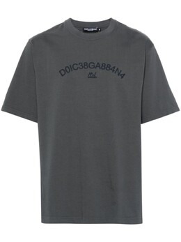 Dolce & Gabbana: Серая футболка 