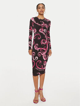 Versace Jeans Couture: Розовое платье 