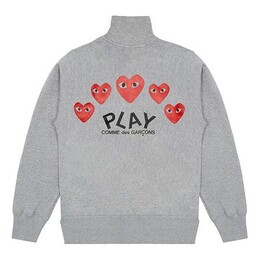 Comme Des Garçons Play: Серый свитер 