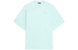Balenciaga: Зелёная футболка 