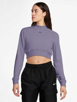 Nike: Синяя блуза  NSW