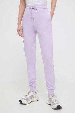 Armani Exchange: Фиолетовые брюки 