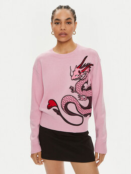Pinko: Розовый свитер 