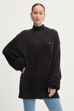 Tommy Jeans: Чёрный свитер 