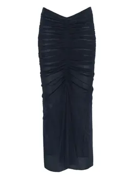 Mugler: Юбка в сетку 